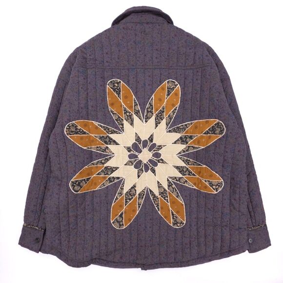 Bootbarn Jackets & Blazers - NEW Cleo + Wolf Quilted Patchwork Jacket Oversized Shacket Western Boho Prairie